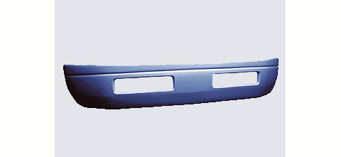 Street Scene Front Bumper Cover w/Air Vent Cut Outs (Fiberglass)